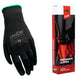 Cyclon Workshop-Handschuhe pu-flex groß m.9 schwarzgrün pro 3 Sätze