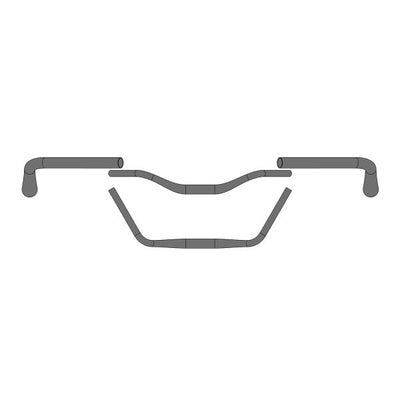 Ergotec Lenkmond 31,8 610 mm Aluminium Level 4 Schwarz