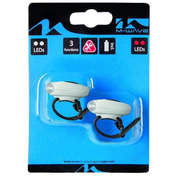 M-Wave Mini LED-Beleuchtungsset Cobra 3