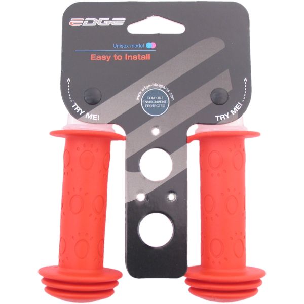 Edge Kiddy Kinder Fahrrad Griffe - 96mm, Rot