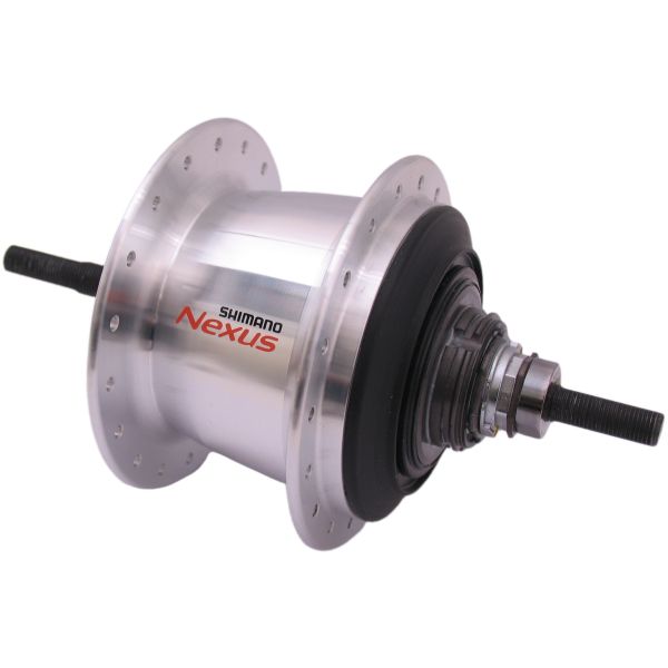 Shimano Gear Hub 7 Geschwindigkeit Nexus 7 SG-C3001 für Rollerbrakes Velgrem 36 Löcher Silber