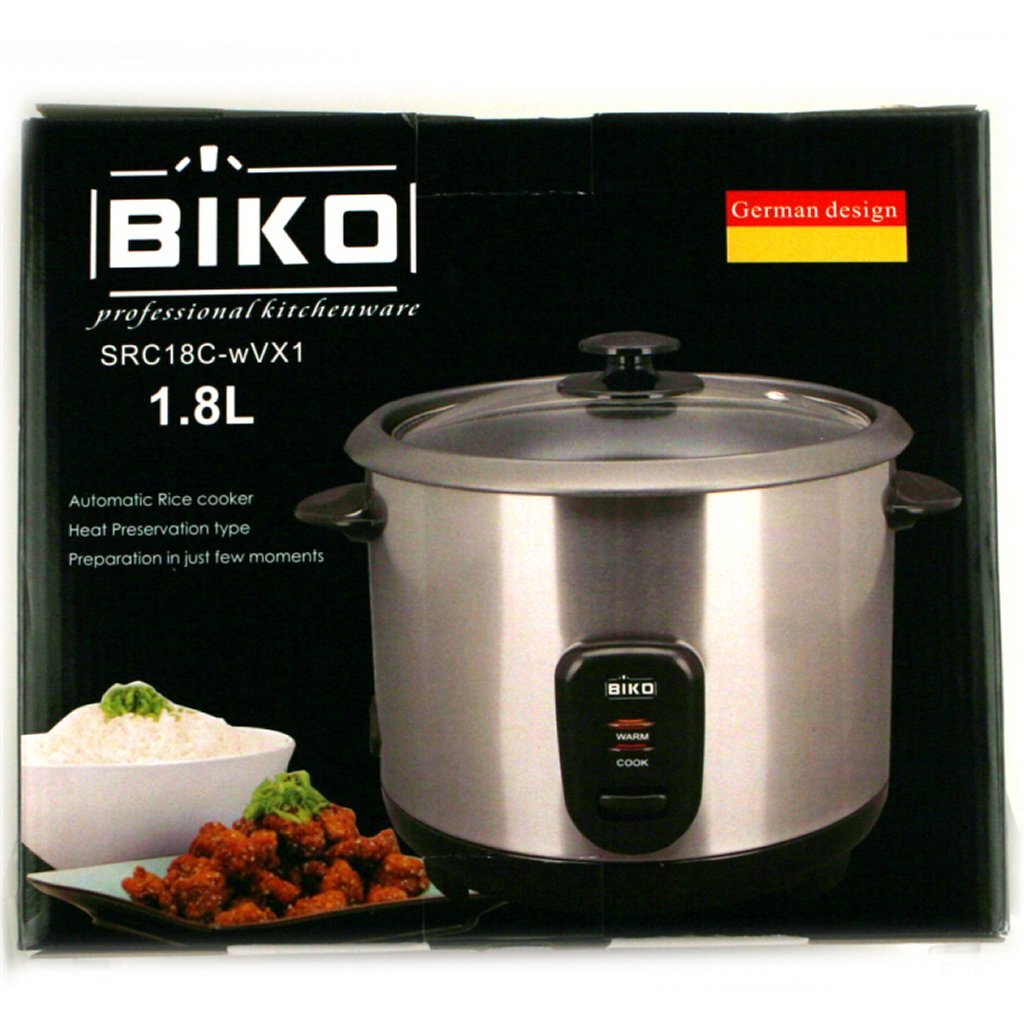 Biko Biko -Reiskocher 1,8 -Liter Edelstahl