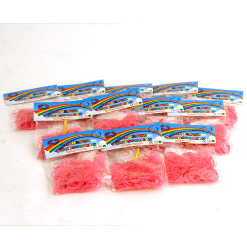 Loombänder Webbänder Bänder Perle Pink 200 Stücke