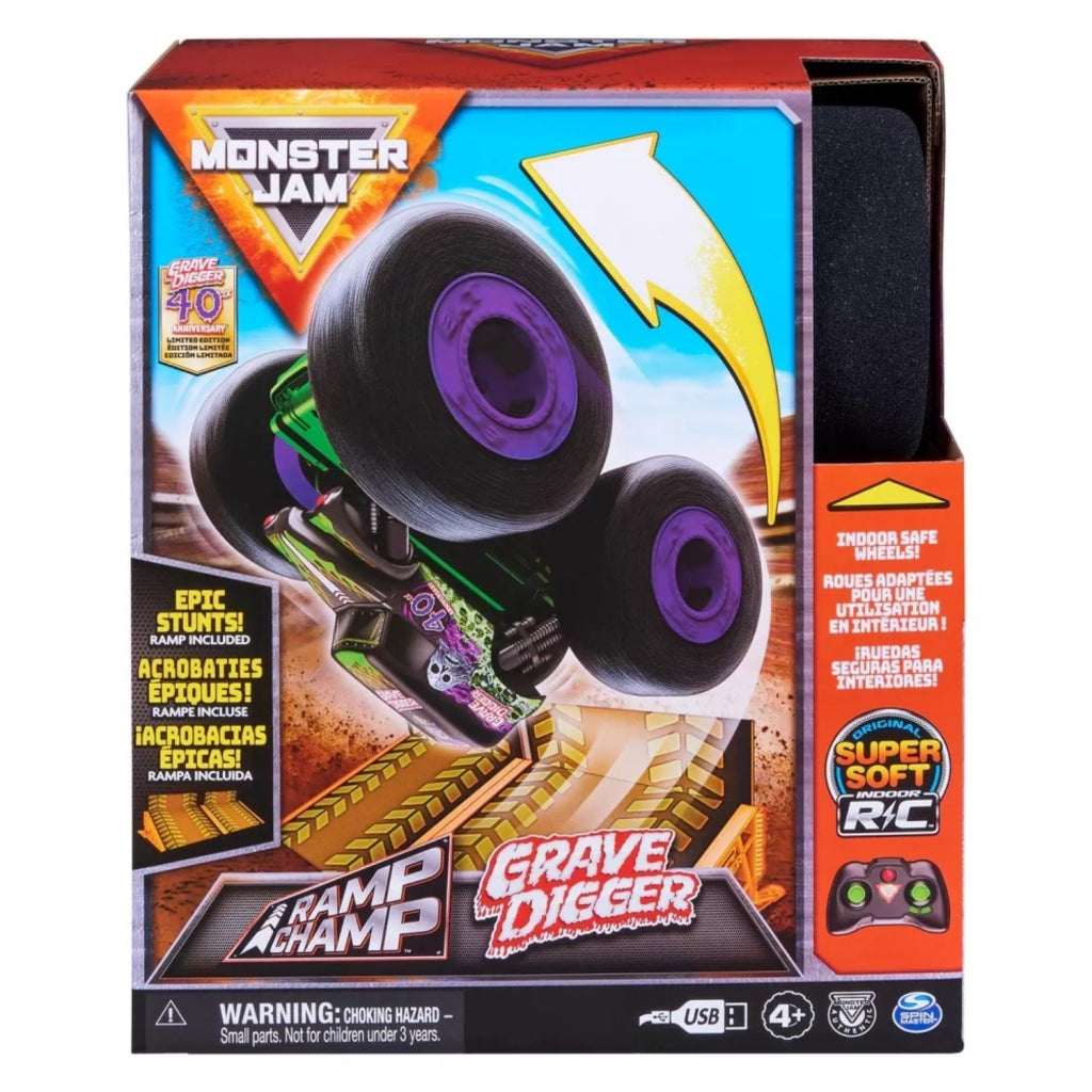 Monster Jam Monster Jam RC Grab Bagger Ramp Champ 1:16