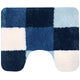 Niederländische Haus Brest Toilettenmatte 60 x 50 cm Blau