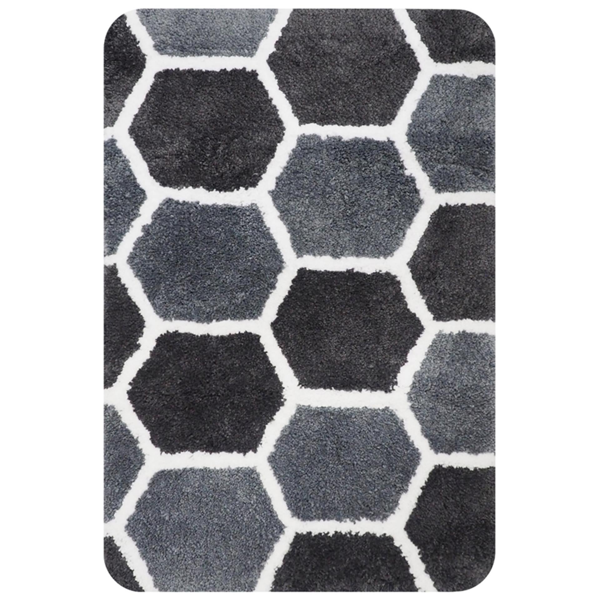 Niederländisches Haus Dutch House Rennes Bathhmat 60x90 cm Grau