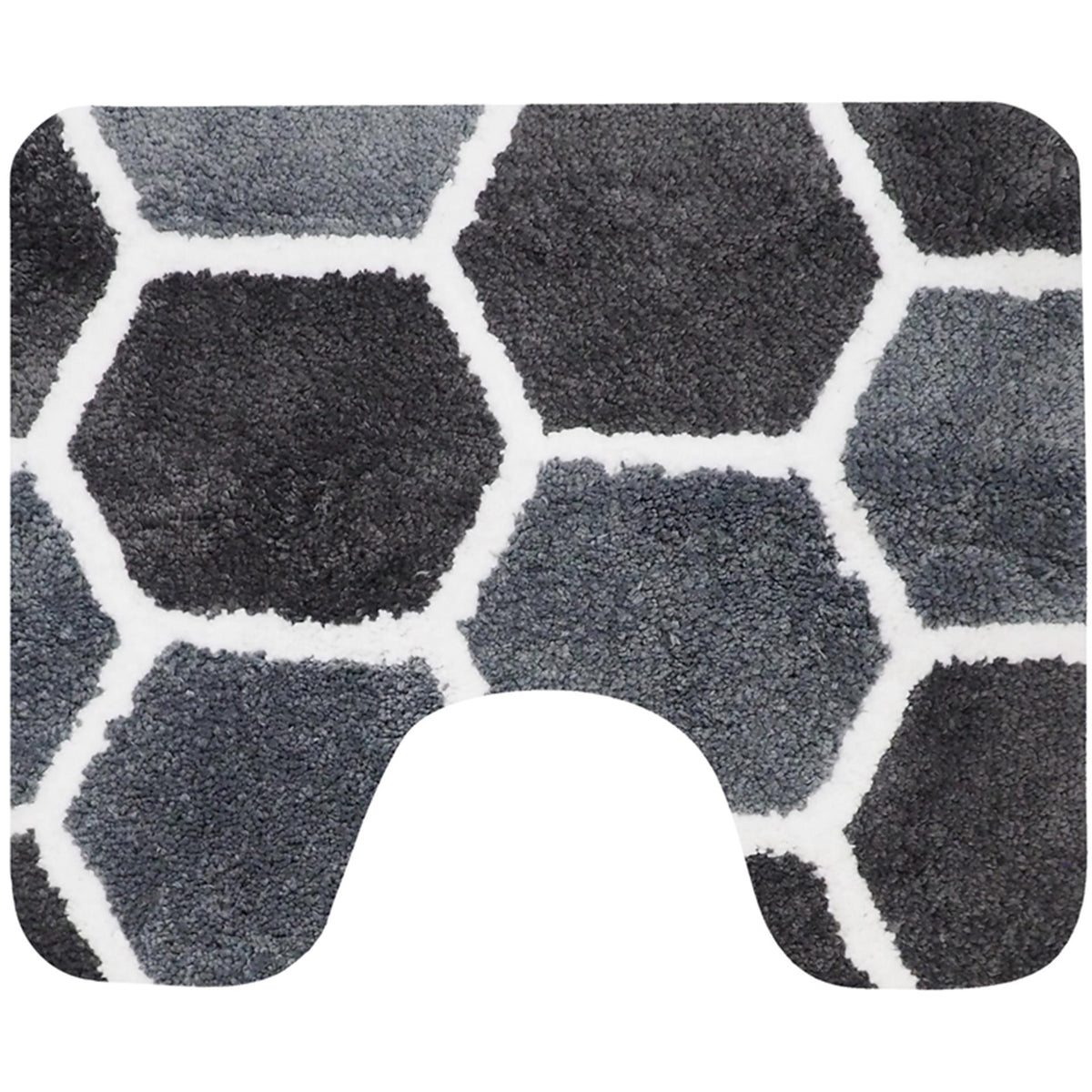 Niederländisches Haus Dutch House Toilettenmatte Rennes 60x50 cm Grau