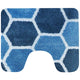 Niederländisches Haus Dutch House Toilettenmatte Rennes 60x60 cm Blau