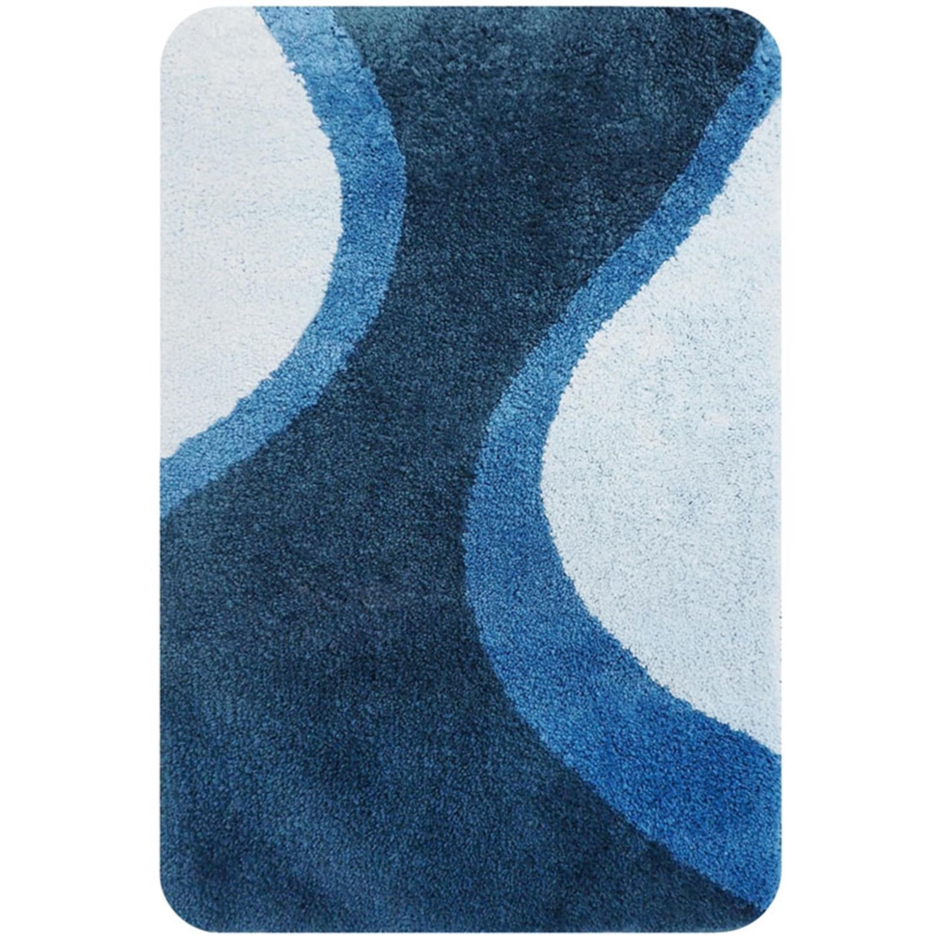 Niederländisches Haus Metz Badmat 60 x 90 cm blau