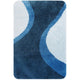 Niederländisches Haus Metz Badmat 60 x 90 cm blau