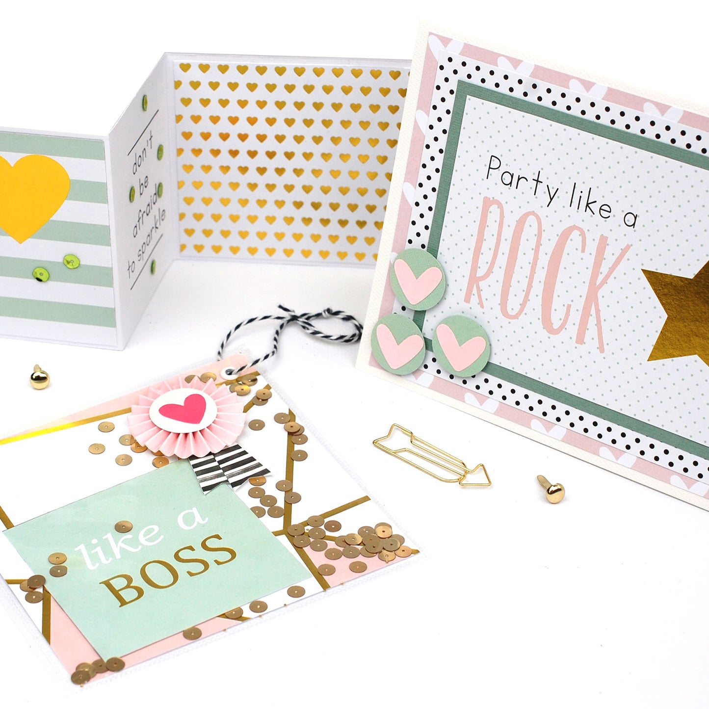 Vaessen creative • love it Papierblock 30,5 x 30,5 cm zweiseitig