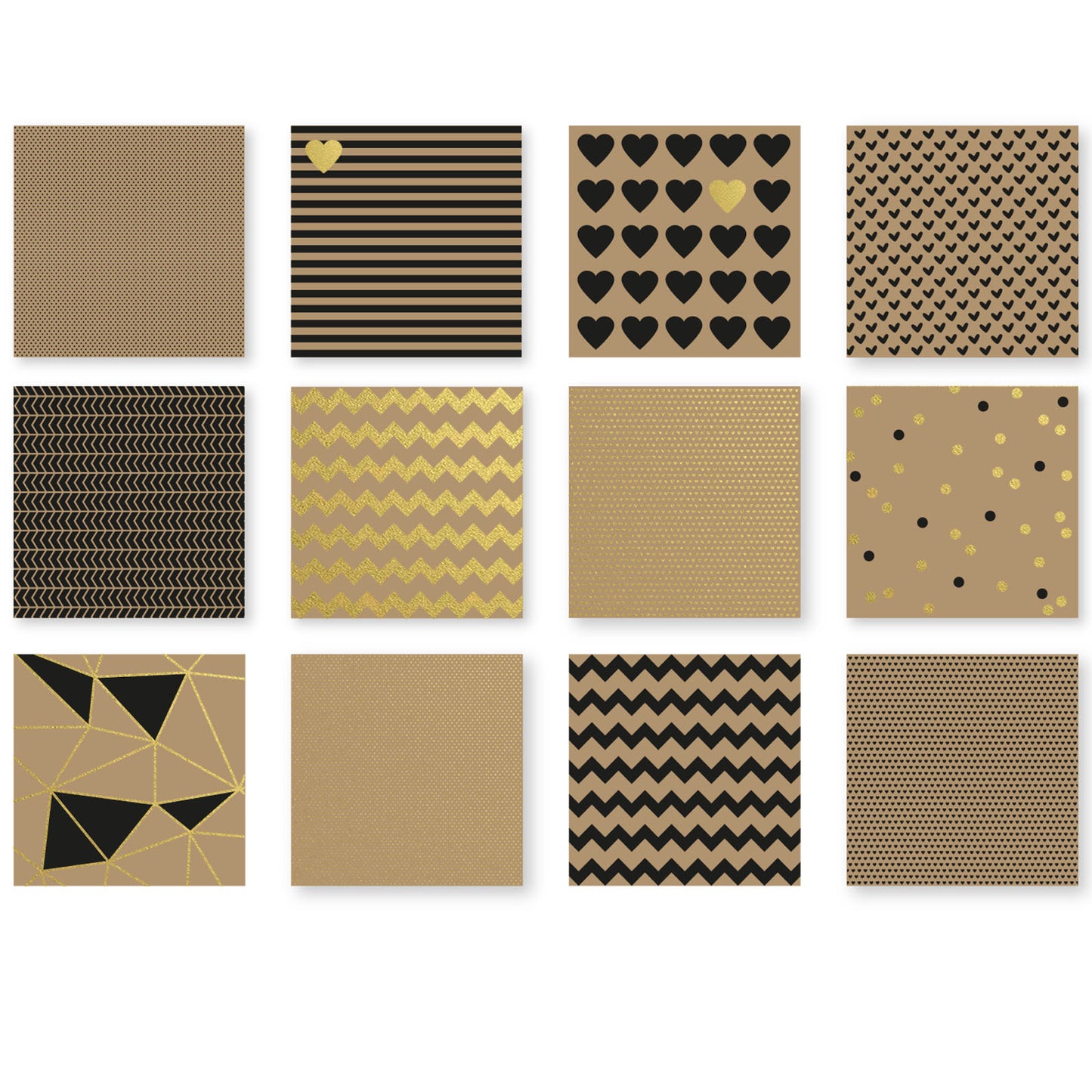 Vaessen creative • love it Kraftpapier 15,2 x 15,2 cm