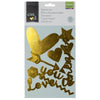 Vaessen creative • love it Papierausschnitte 1-11cm gold 12St.