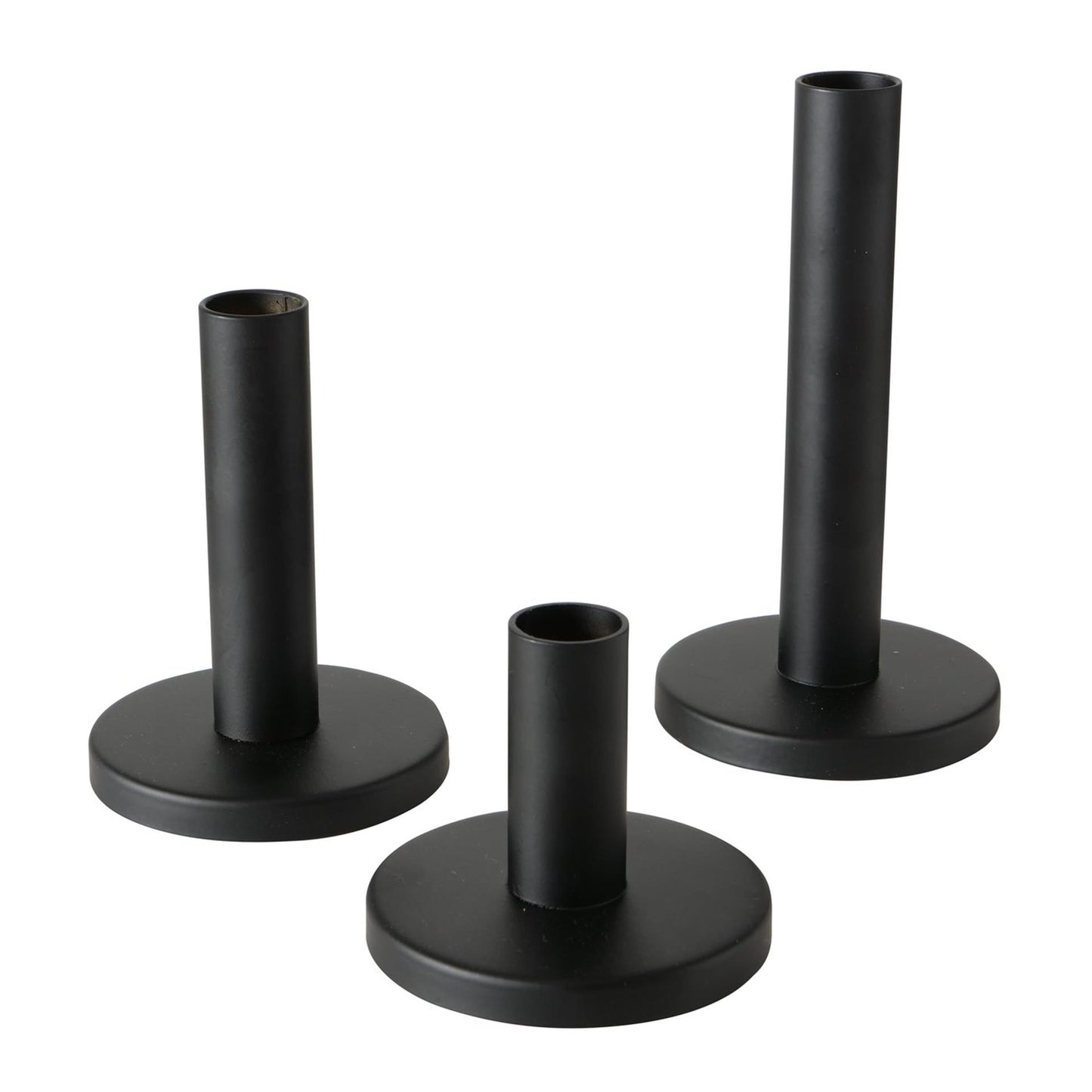 Boltze Home Kerzenständer-Set Malko 3-teilig schwarz