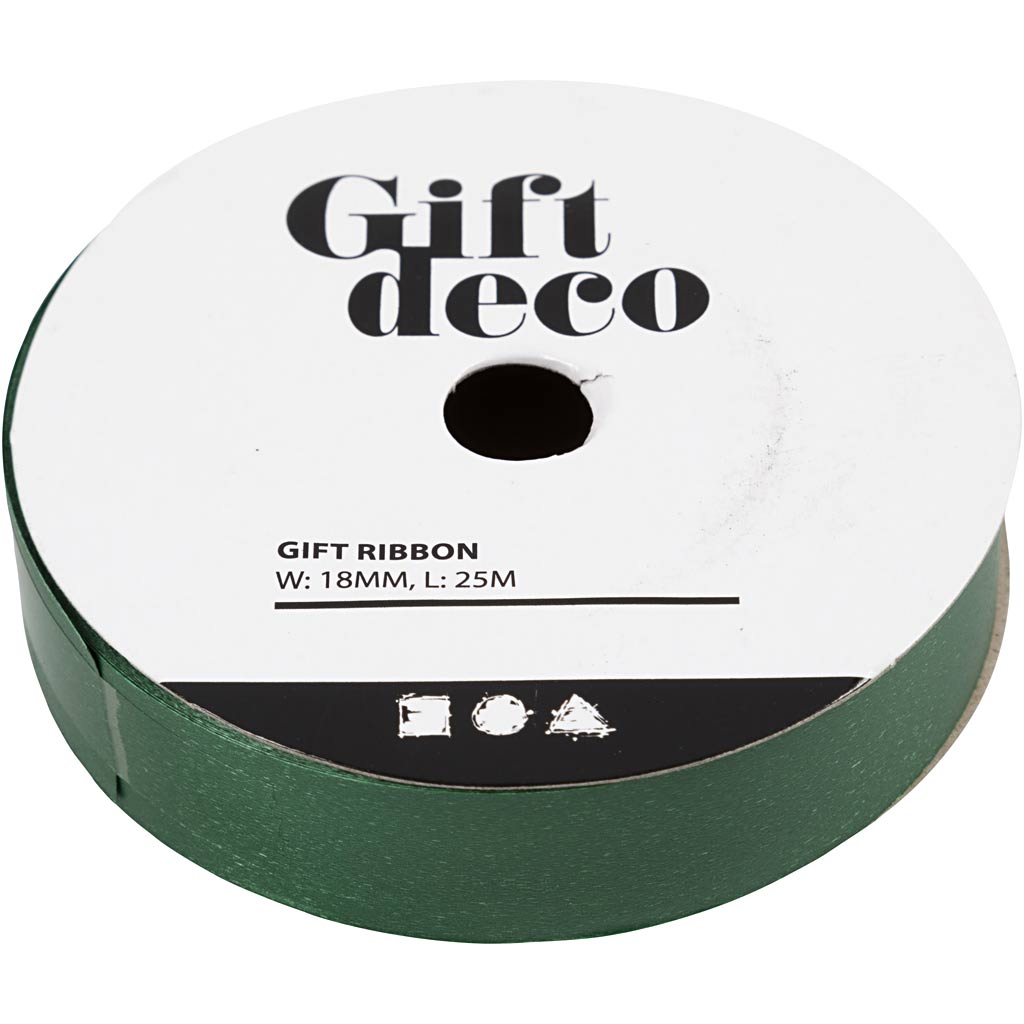 Creativ Company Giftin Mat Green, 25m