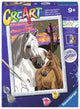 Ravensburger Kreart Gemälde bei Nummer Sunset Horses