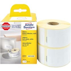 Avery Zweckform Adressetiketten AS0722400 permanent weiß