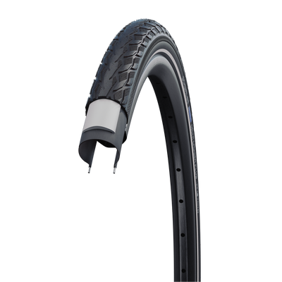 Outdoor-Reifendelta Cruiser plus 28 Zoll 40-622 Schwarz