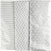 Creativ Company Seidenpapier, Blatt 50x70 cm, 17 gr, Silber, 6 Blatt 1 Box