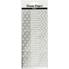 Creativ Company Seidenpapier, Blatt 50x70 cm, 17 gr, Silber, 6 Blatt 1 Box
