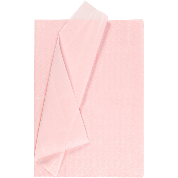 Creativ Company Seidenpapier, mit Punkten, Blatt 50x70 cm, 14 gr, hellrot, 6 Blatt 1 Karton