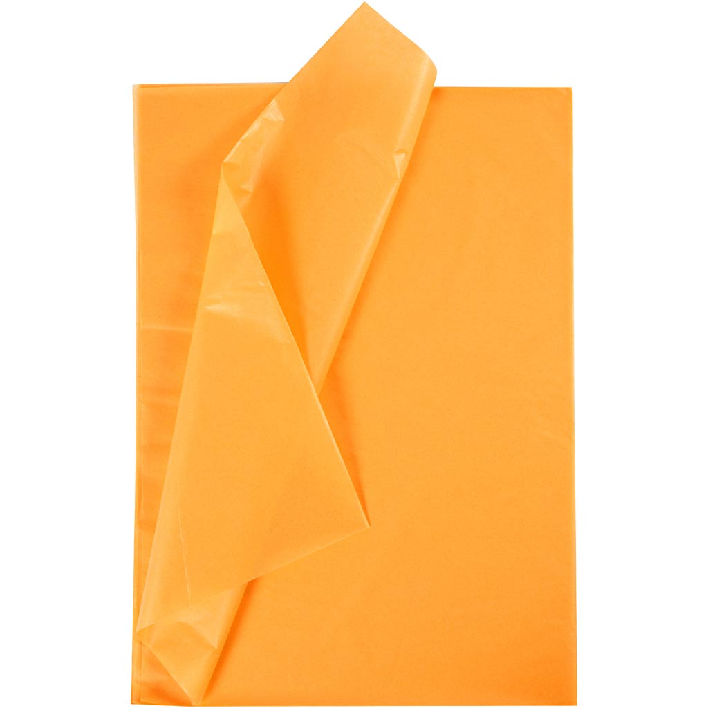 Creativ Company Seidenpapier, Blatt 50x70 cm, 17 g, gelb, 25 Blatt 1 Karton