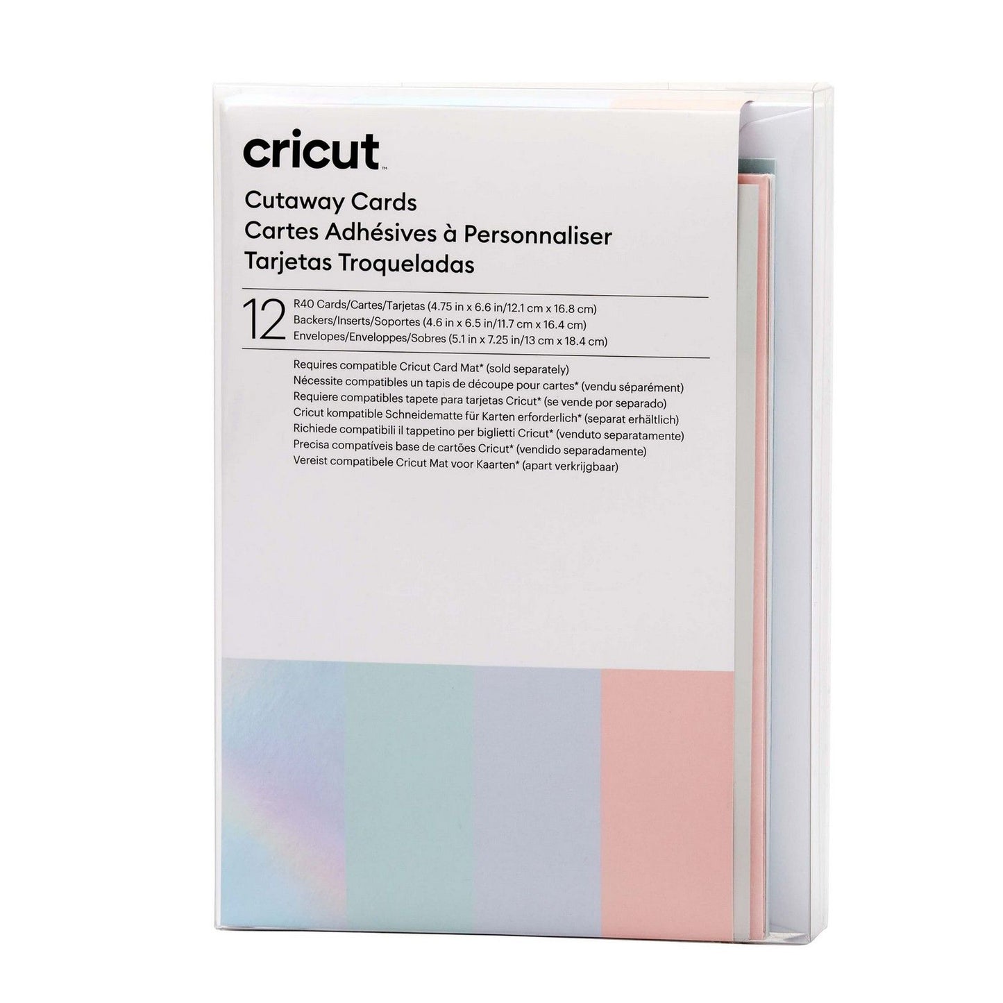 Cricut • Cutaway-Karten Pastell R40