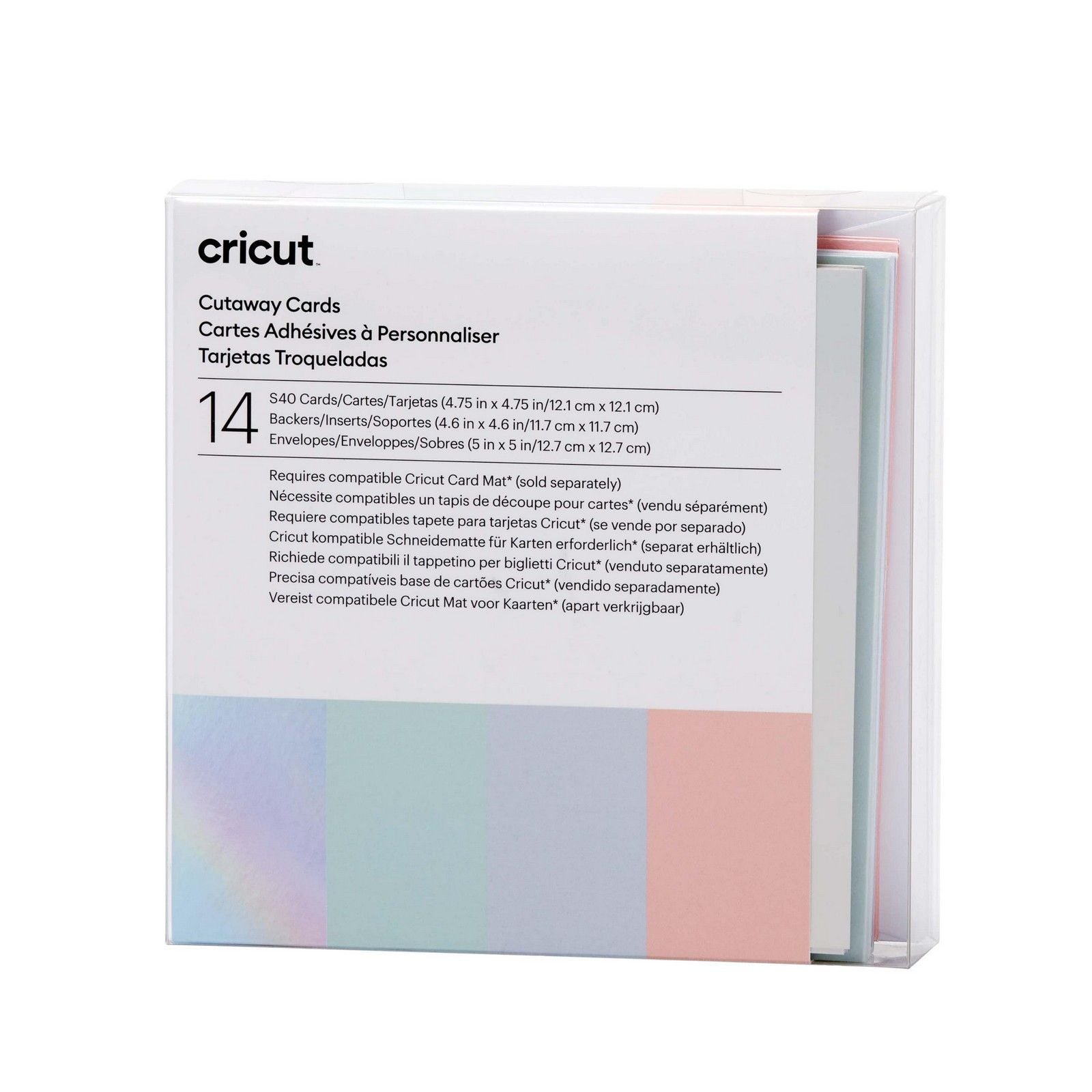 Cricut • Cutaway-Karten Pastell S40