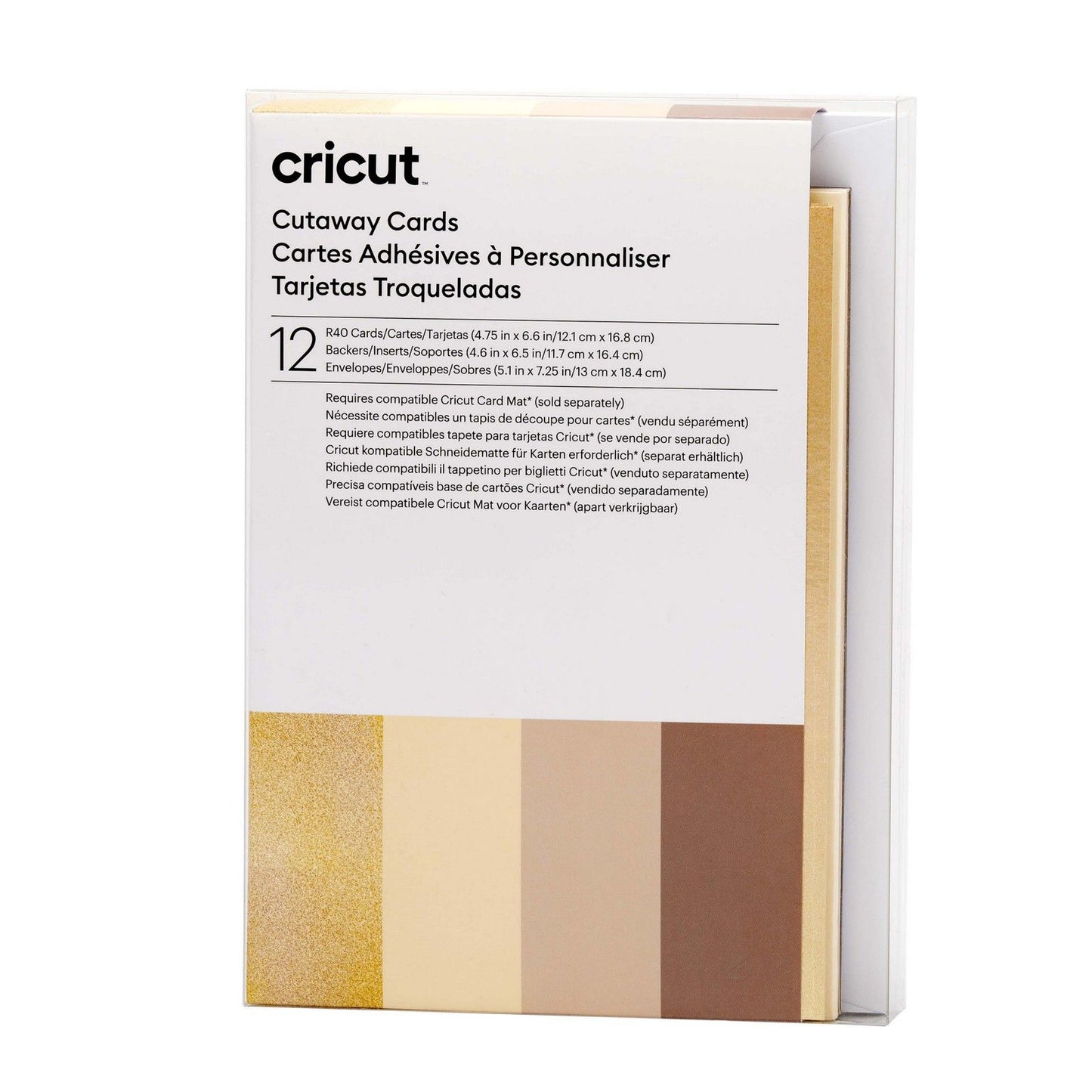 Cricut • Cutaway-Karten, neutral, R40