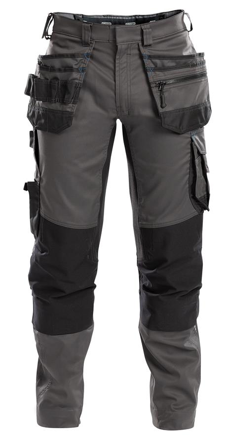 Dassy Hose Flux P K Grau Schwarz 44