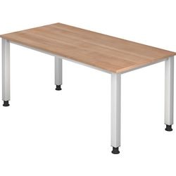 Bach Schreibtischhammer VQS16 N braun 1600 mm x 685 mm