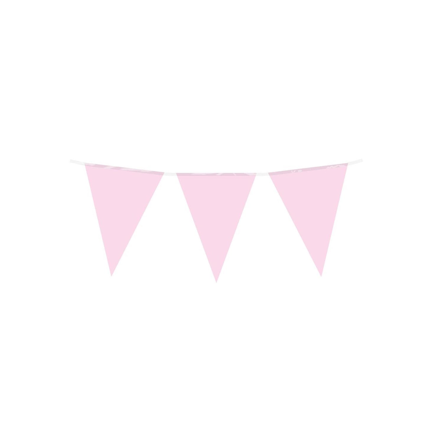 Wimpelkette von Paperdreams – Babyrosa