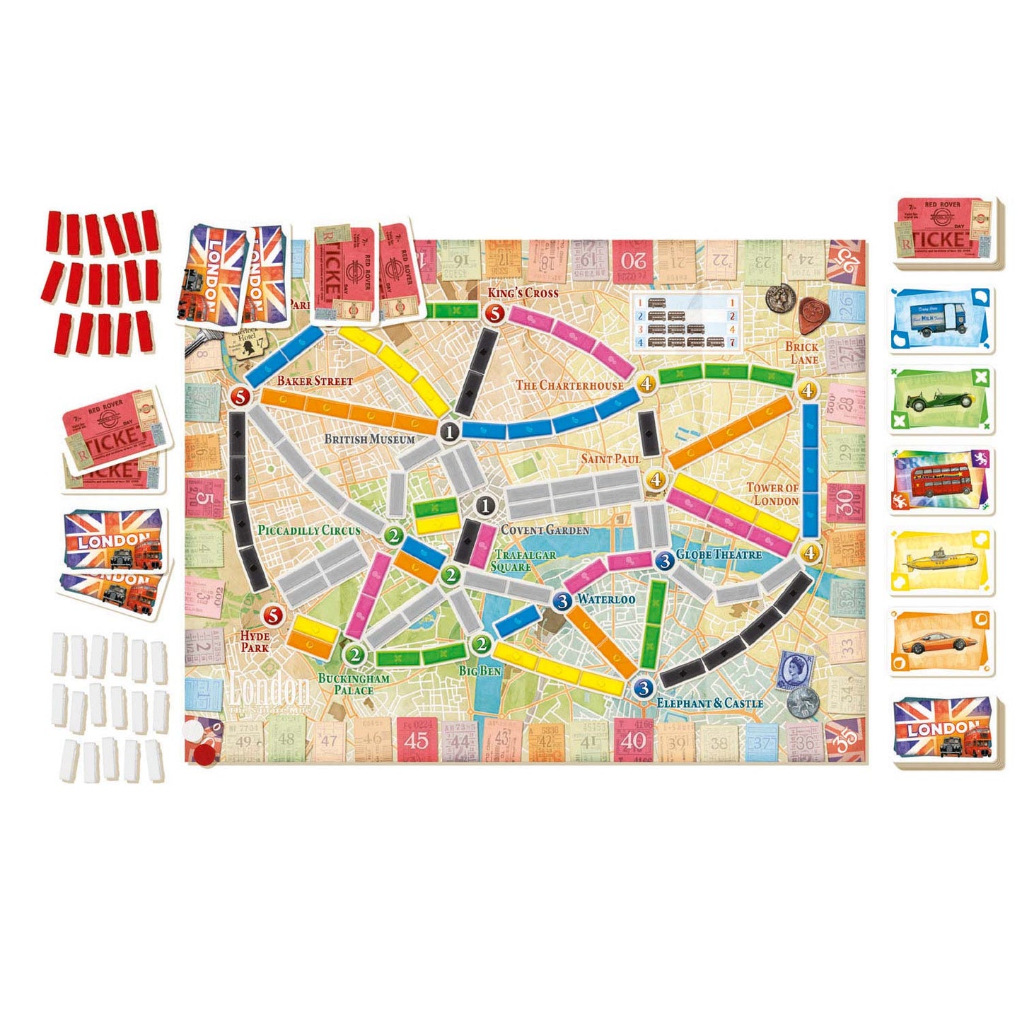 Asmodee Ticket zum Londoner Brettspiel