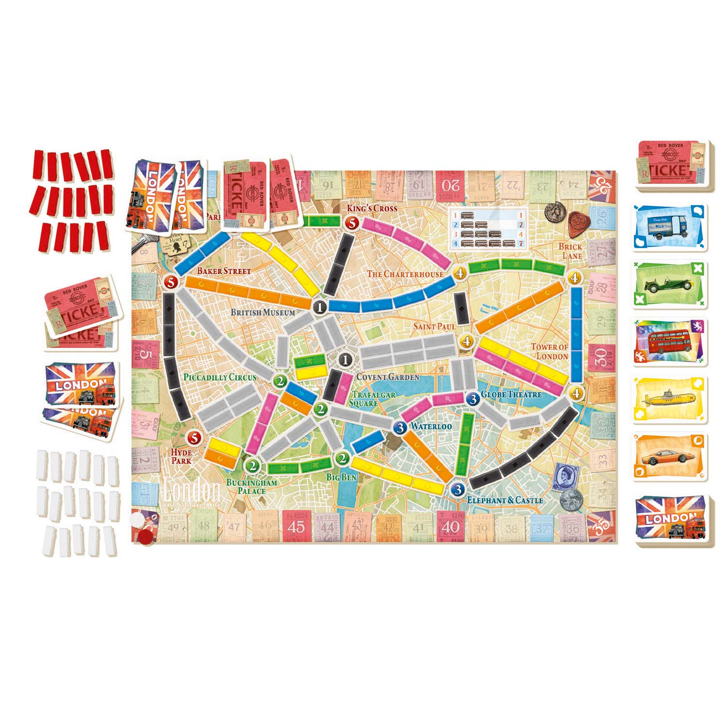 Asmodee Ticket zum Londoner Brettspiel