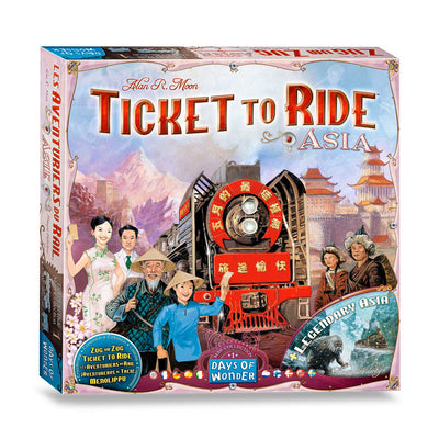 ASMODEE TOICK, um das Asien -Brettspiel zu fahren