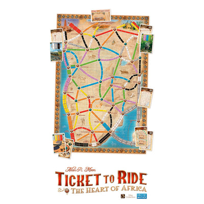 Asmodee Ticket zum Ride Africa Brettspiel