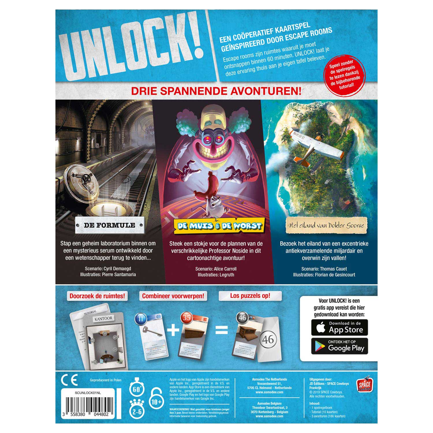 Asmodee entsperren! Abenteuer entkommen