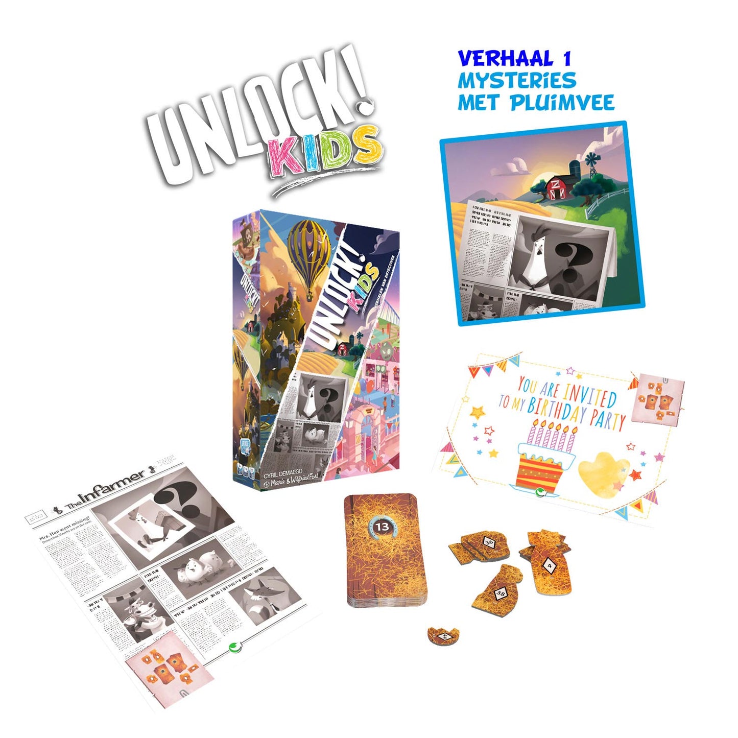 Asmodee entsperren! Abenteuer von Detectives