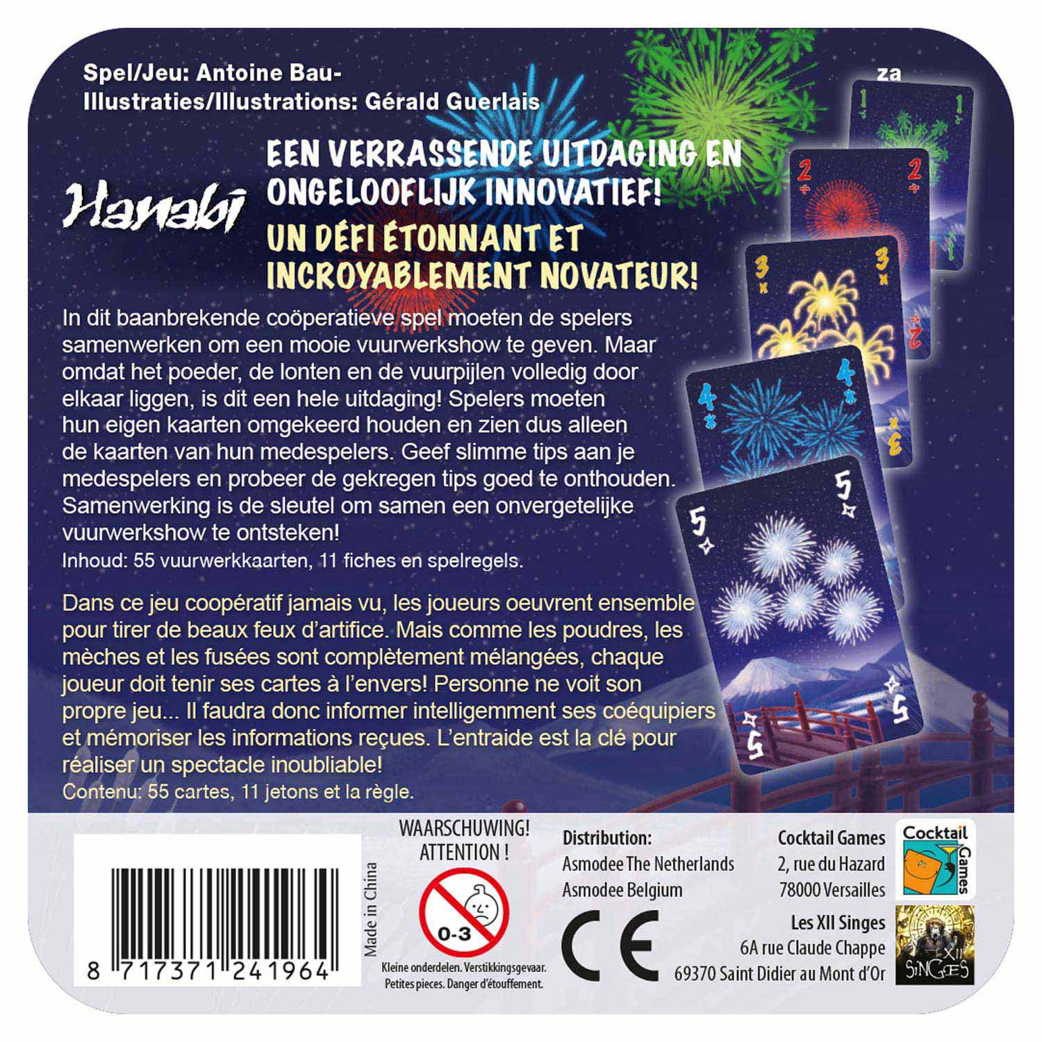 Asmodee Hanabi-Kerzenbecher zum Auffrischen