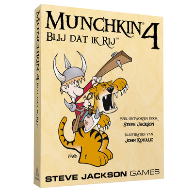 Asmodee Munchkin 4 froh, dass ich das Kartenspiel fahre