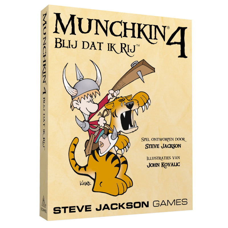 Asmodee Munchkin 4 froh, dass ich das Kartenspiel fahre