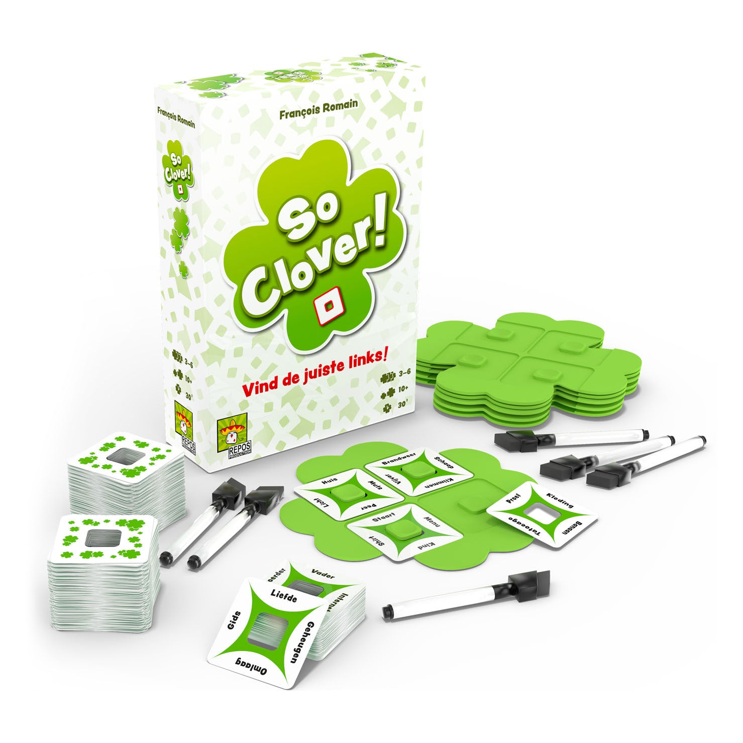 Asmodee So Clover Cooperative Party -Partyspiel