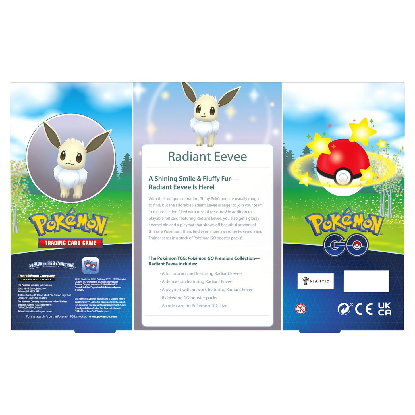 Asmodee TCG Go Premium Collection Radiant Eevee