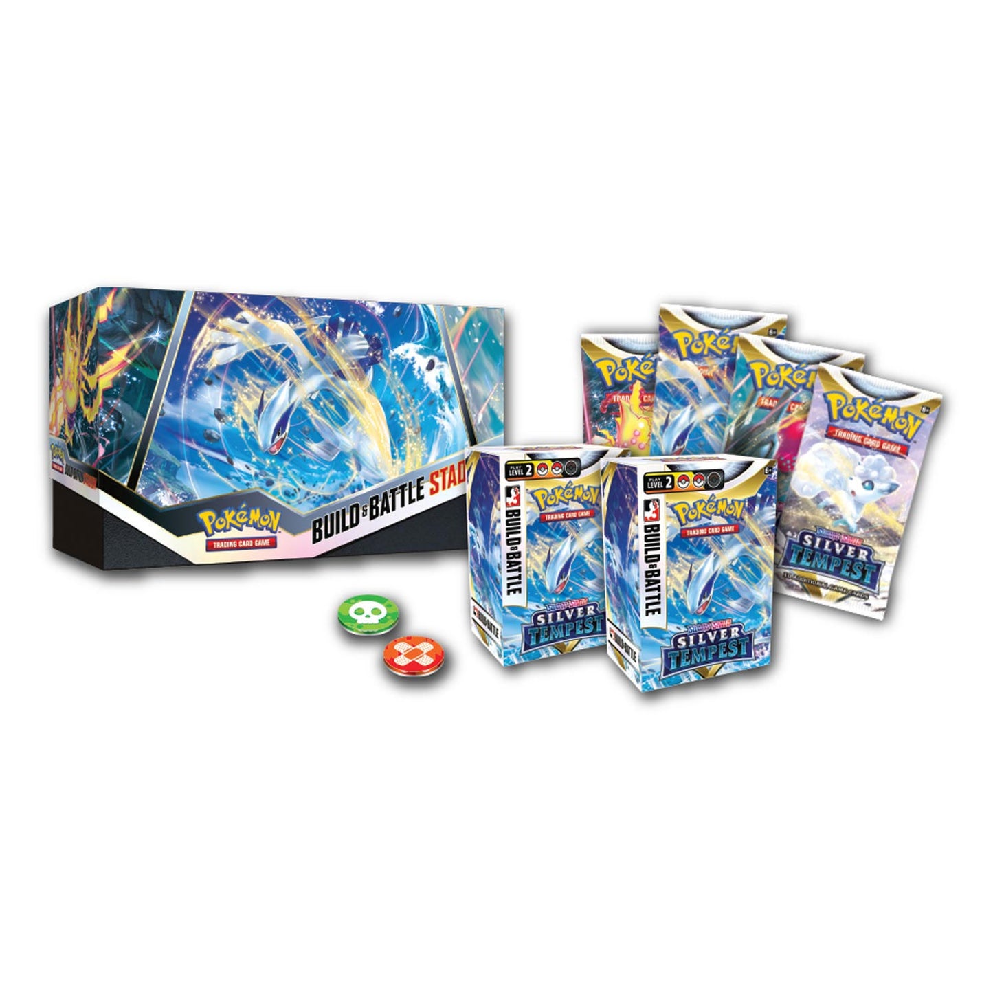 Asmodee Pokemon TCGs Silbertestest Ursprung Build Battle Stadium