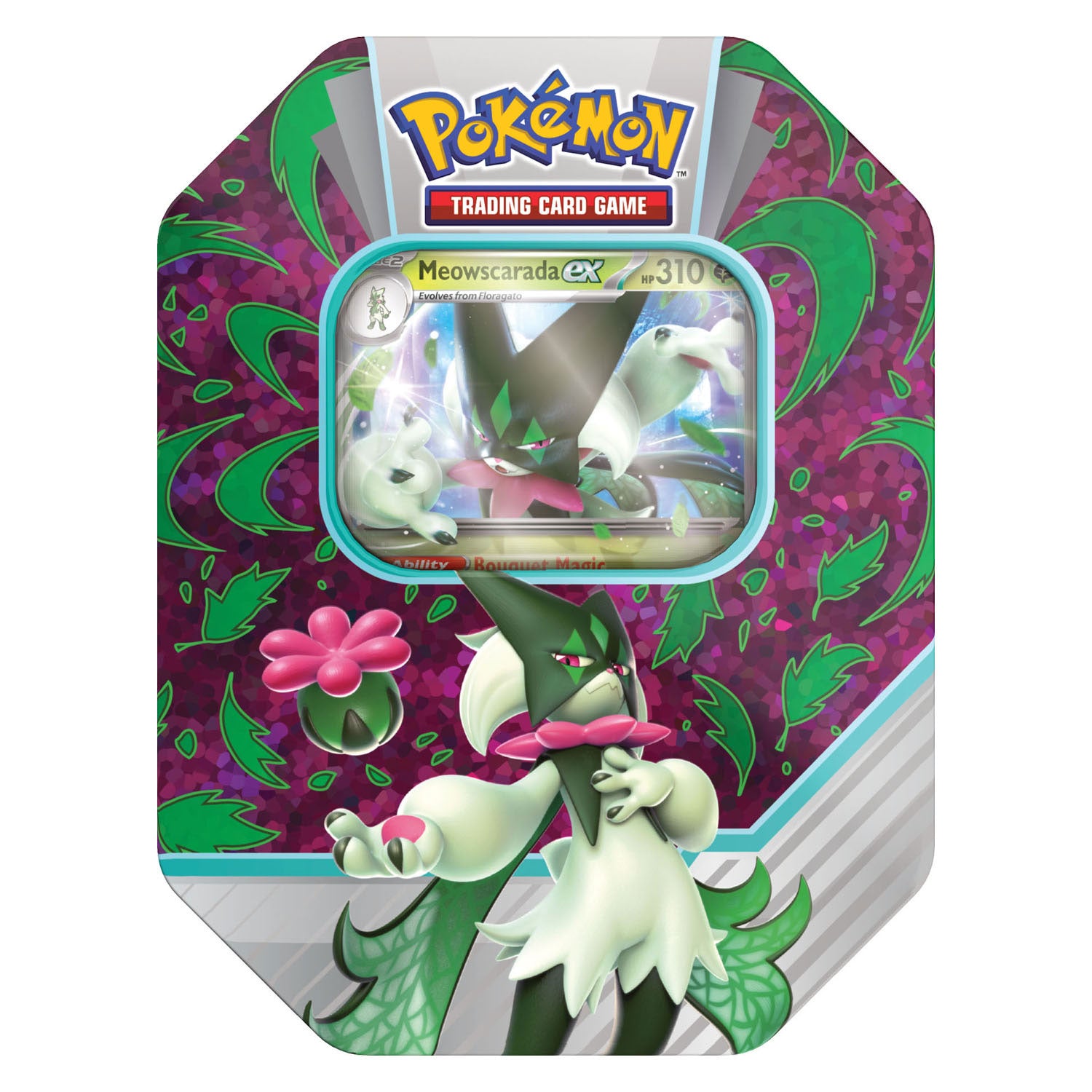 Asmodee Pokemon TCG Paldea Partner Tin Meowscarada