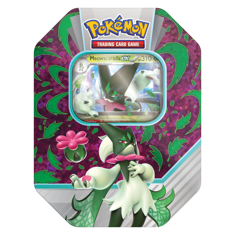 Asmodee Pokemon TCG Paldea Partner Tin Meowscarada