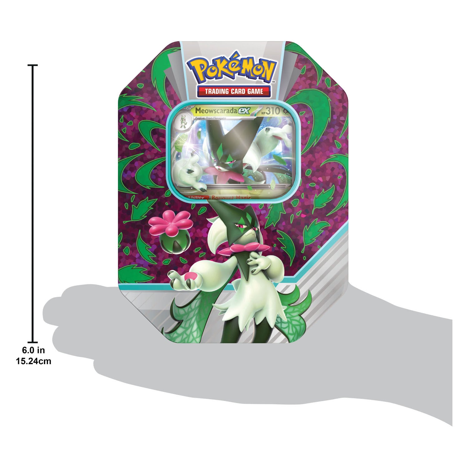 Asmodee Pokemon TCG Paldea Partner Tin Meowscarada