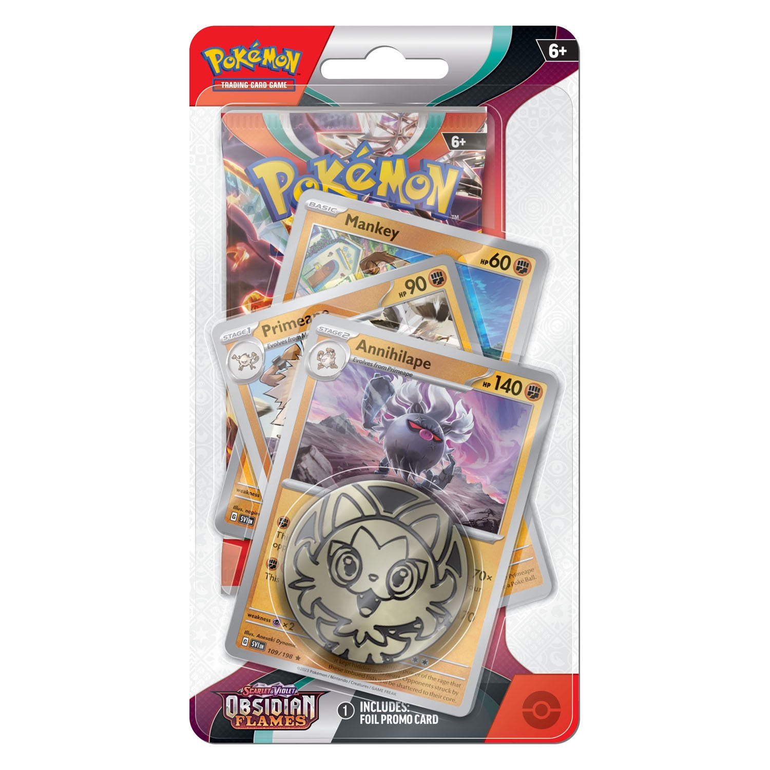 Asmodee Pokemon TCGs V Obsidian Flames Premium Checklane Annihilape