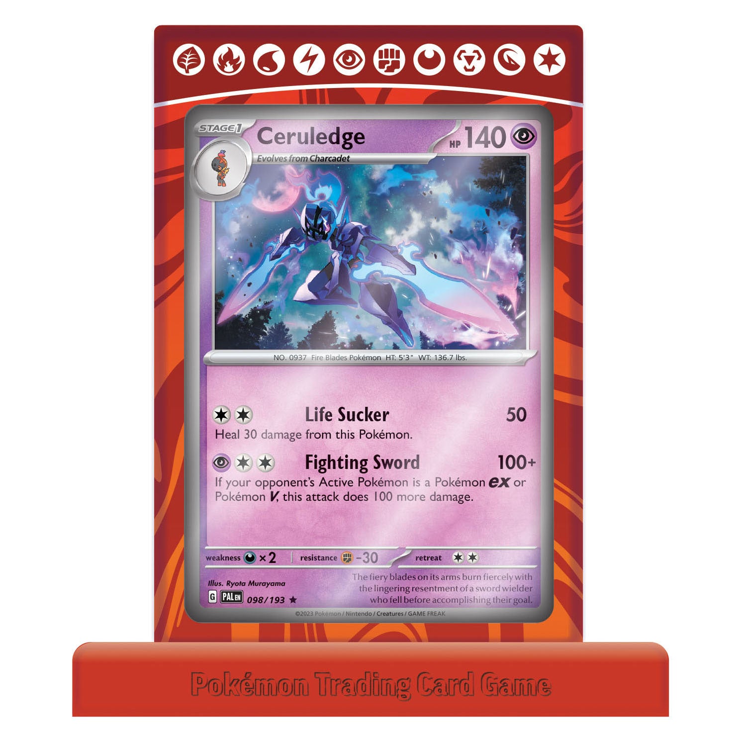 ASMODEE POK TCG April Exem Premium Collection Armarouge Ex