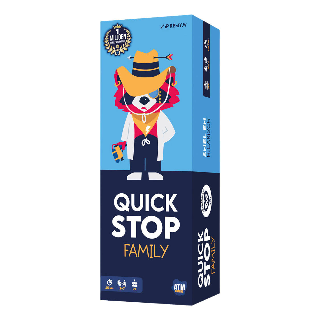 Schnelles Kartenspiel der Asmodee Quickstop-Familie